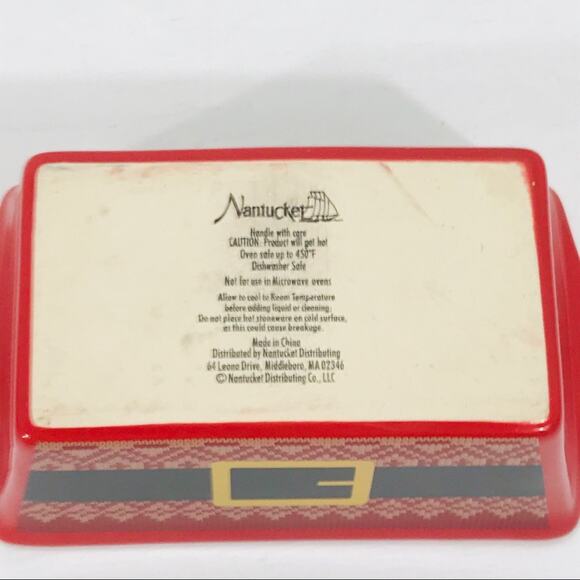 Nantucket Distributing Santa Bakeware, Red, Black - Picture 4 of 6